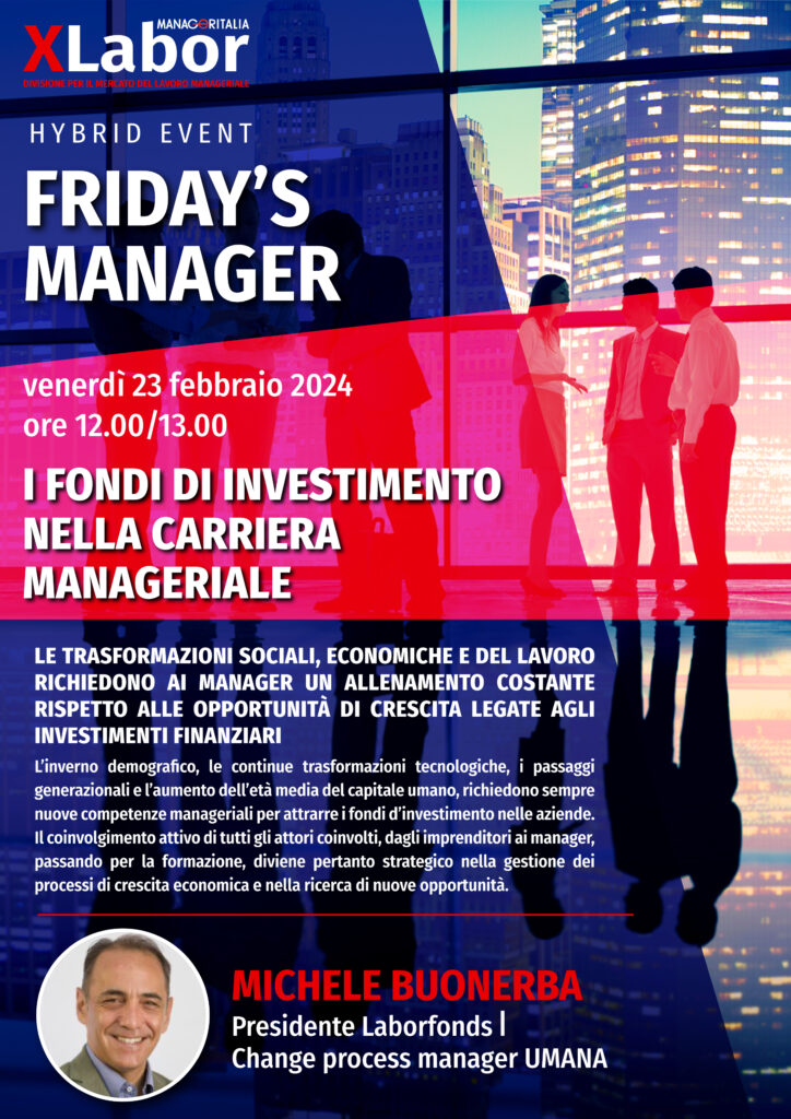 Locandina Friday's Manager - XLabor