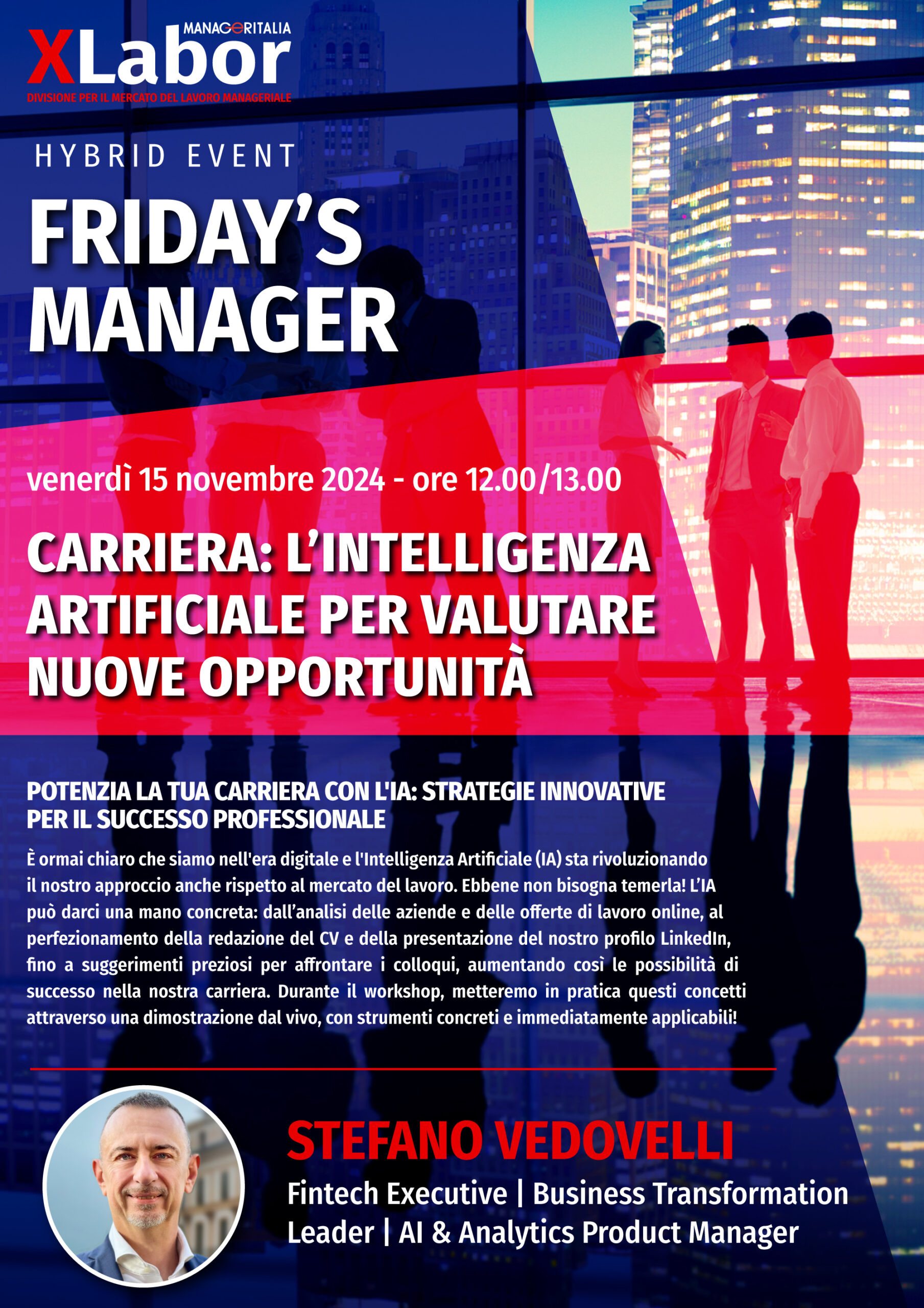 Locandina Friday's Manager 15112024